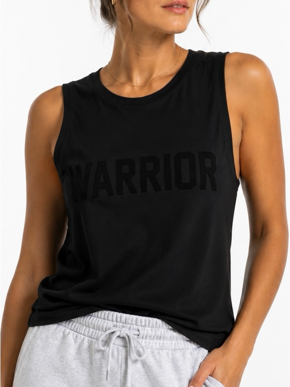 Spiritual Gangster Warrior Crop Muscle Tank Top XS/S